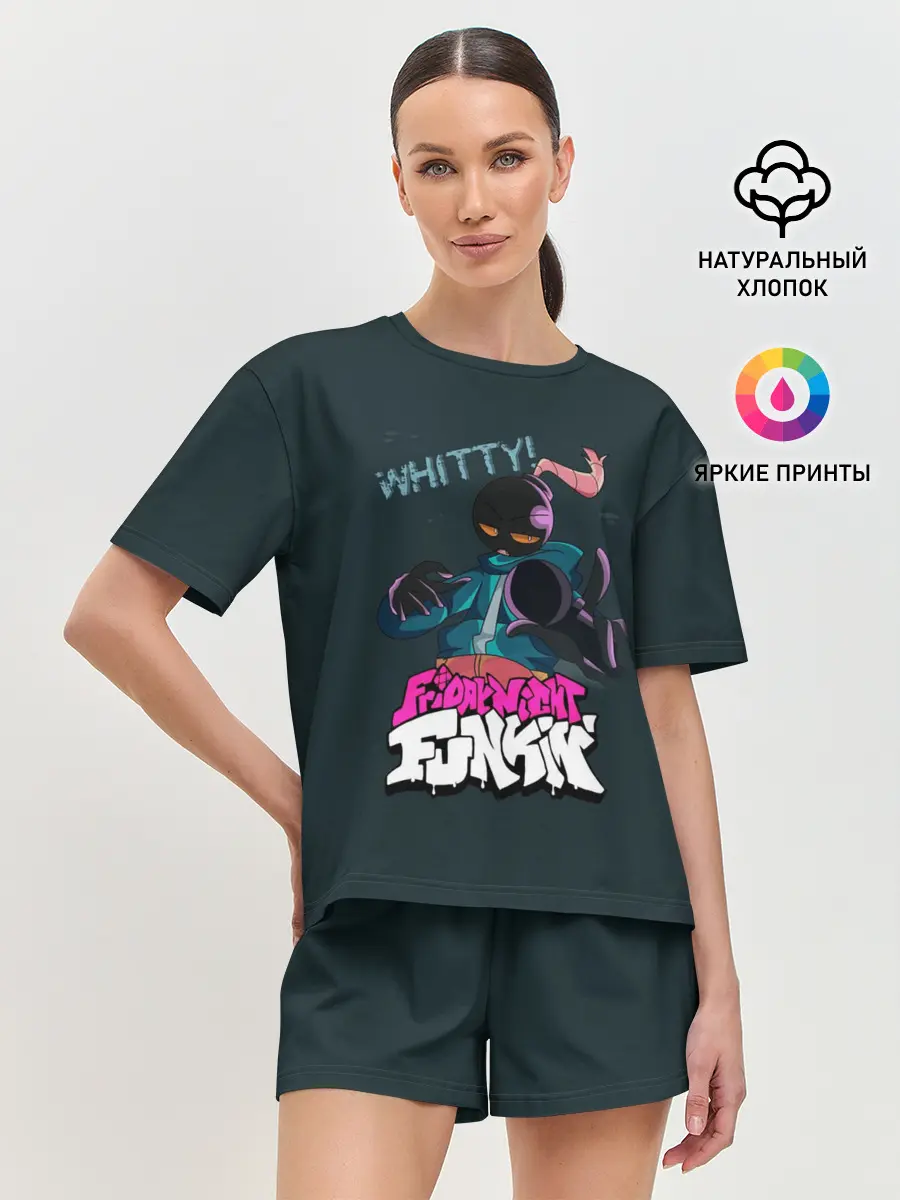 Женская пижама с шортами / WHITTY / УИТТИ FNF