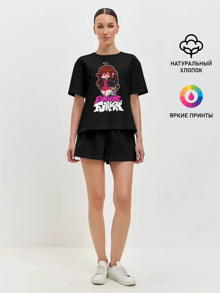 Женская пижама с шортами / ГЕРЛФРЕНД FNF