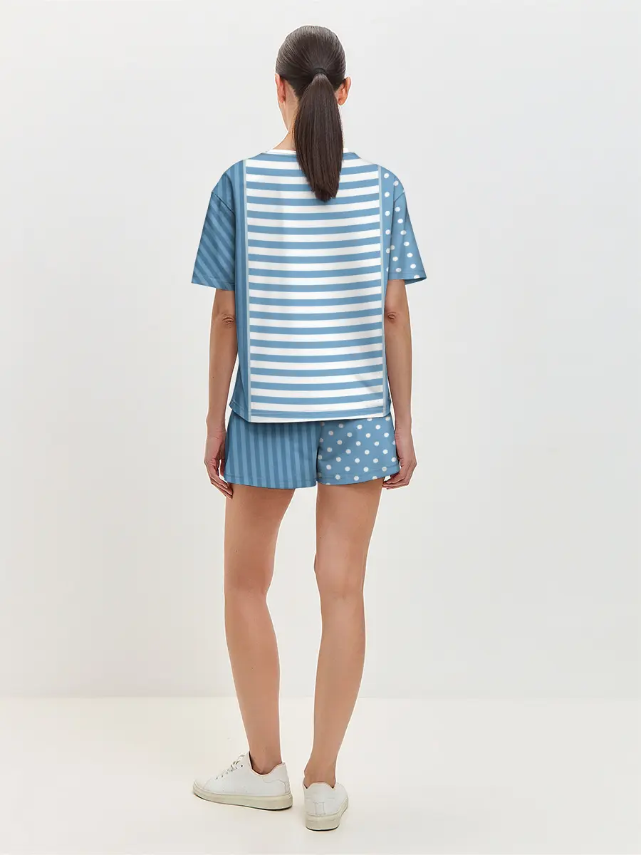 Женская пижама с шортами / Веселая Мышь