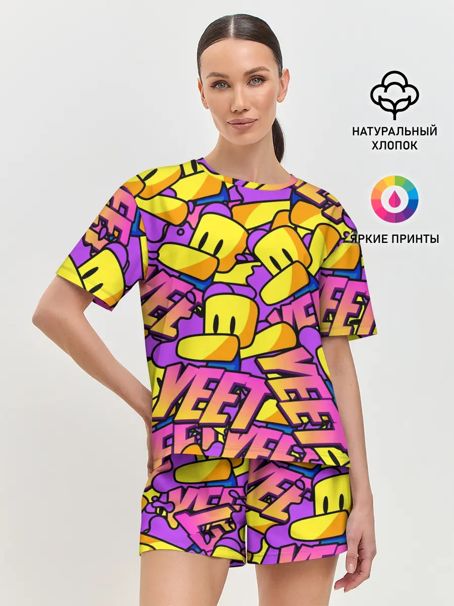 Женская пижама с шортами / ROBLOX / РОБЛОКС / YEET
