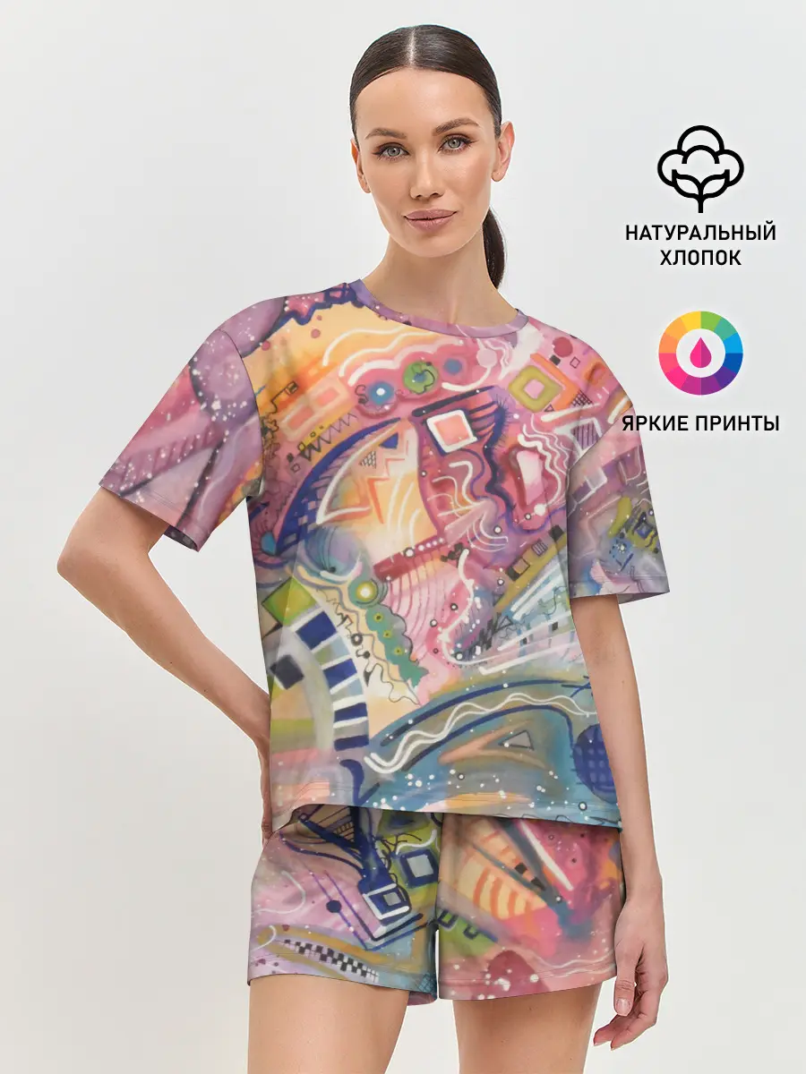 Женская пижама с шортами / MULT