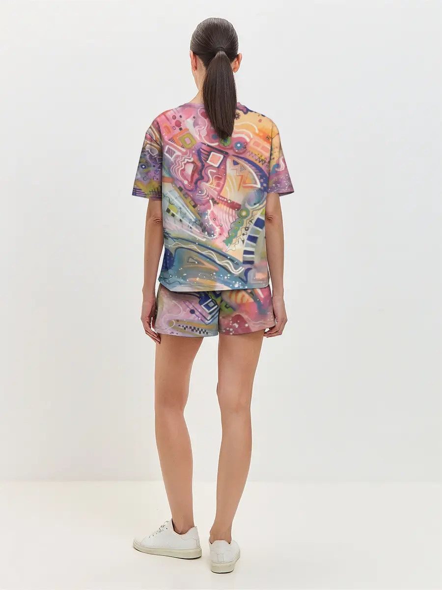 Женская пижама с шортами / MULT