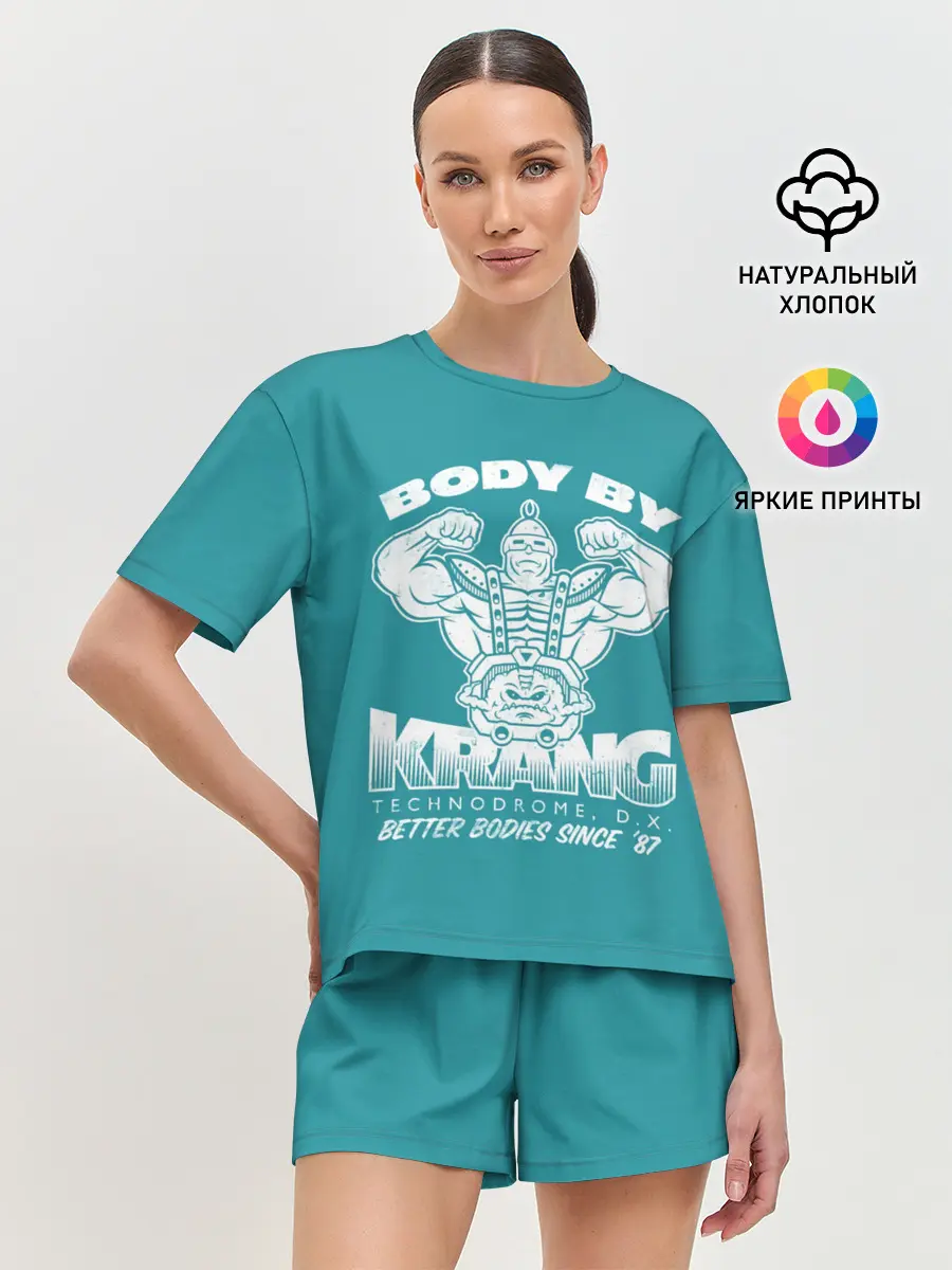 Женская пижама с шортами / Тело от Кренга