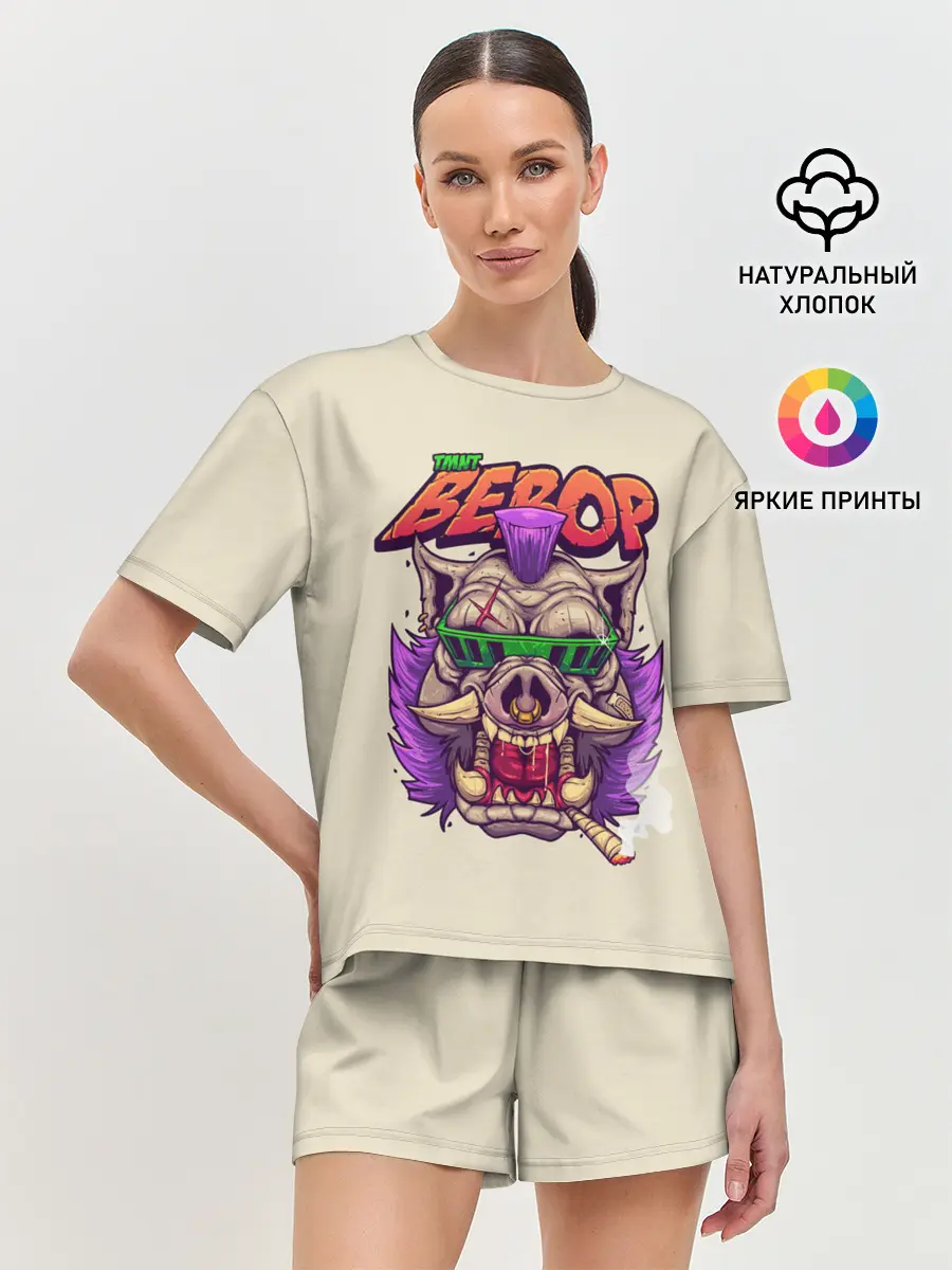 Женская пижама с шортами / Злой Бибоп