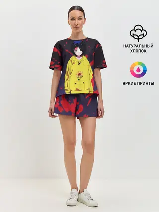 Женская пижама с шортами / Отто | Приоритет чудо-яйца