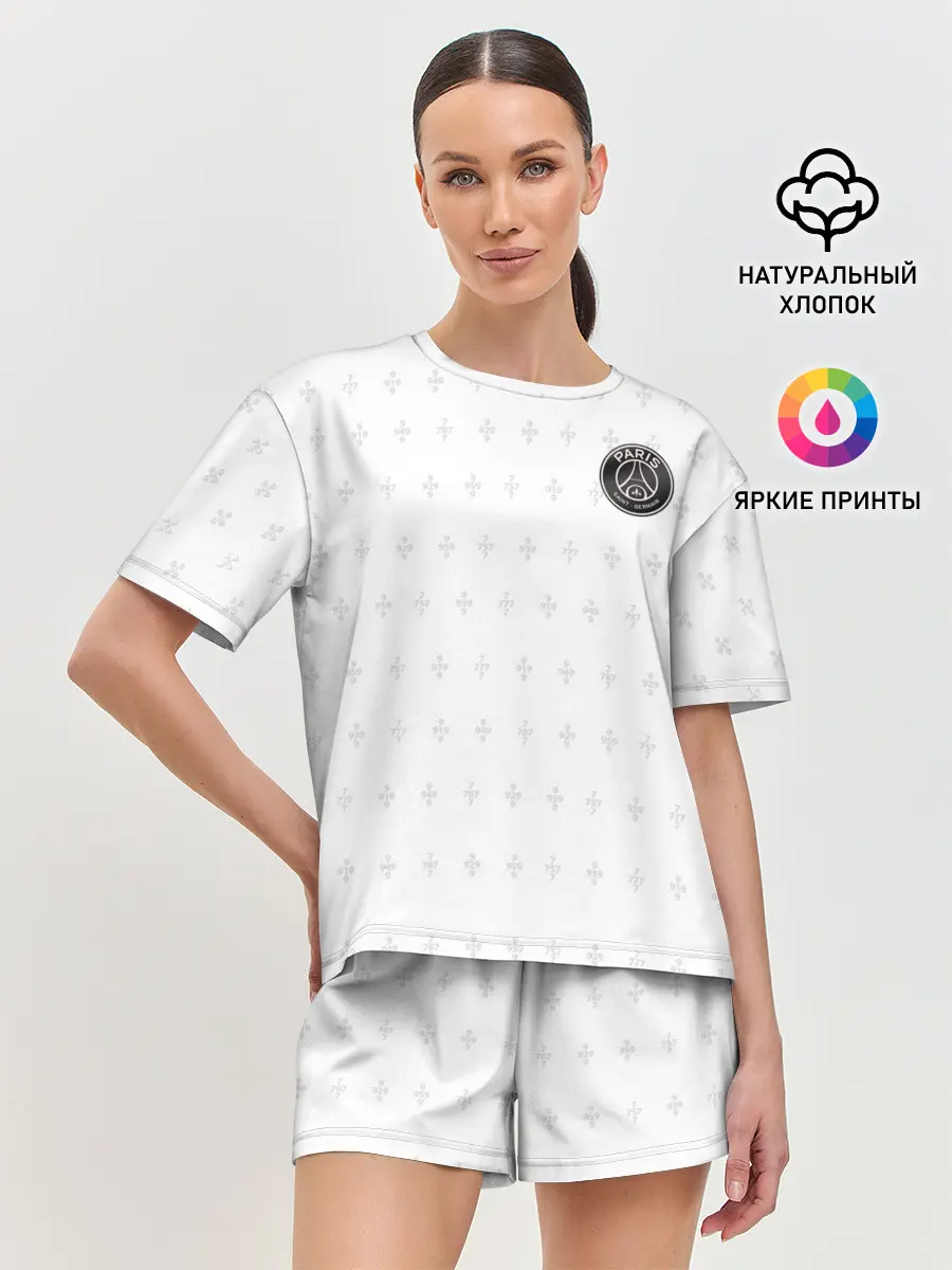 Женская пижама с шортами / PSG | Training Top