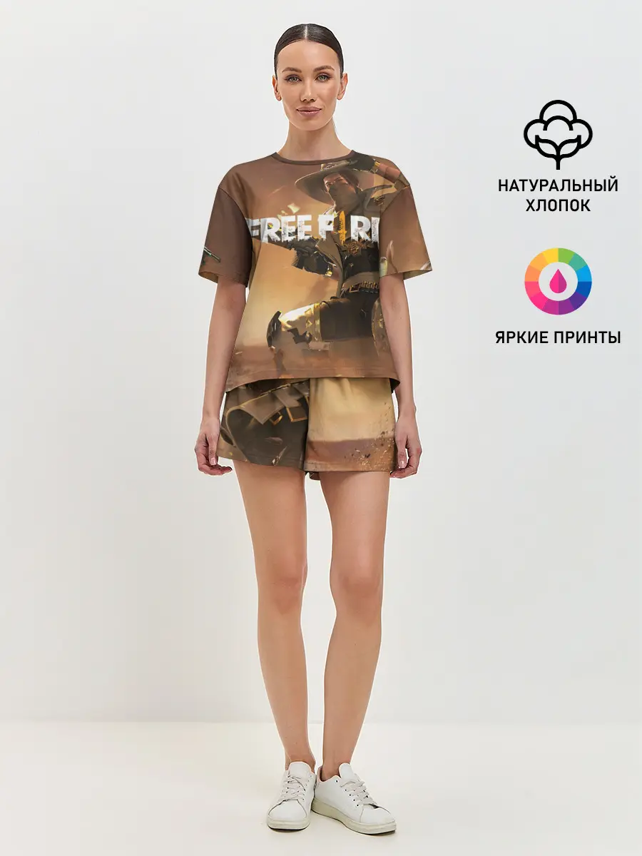 Женская пижама с шортами / FREE FIRE