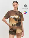 Женская пижама с шортами / FREE FIRE