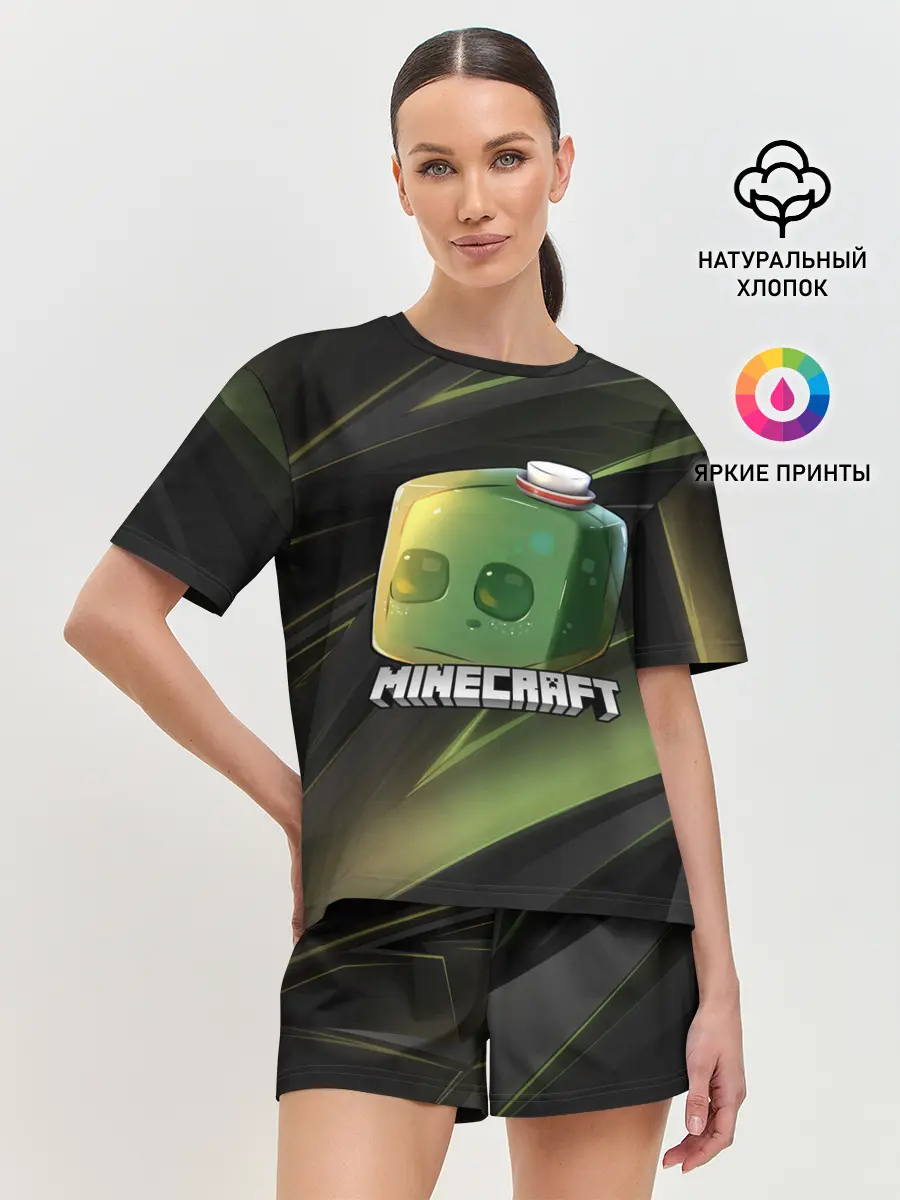 Женская пижама с шортами / MINECRAFT | МАЙНКРАФТ