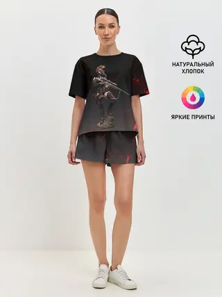 Женская пижама с шортами / Стимпанк | Steampunk