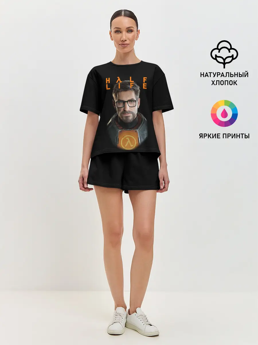 Женская пижама с шортами / HALF-LIFE | FREEMAN | ФРИМАН