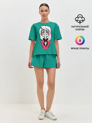 Женская пижама с шортами / Радостная Чарли