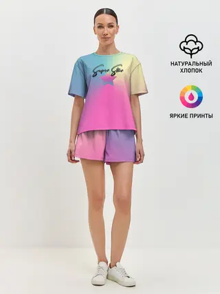 Женская пижама с шортами / Супер Стар