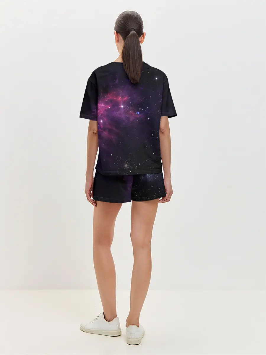 Женская пижама с шортами / Вселенная