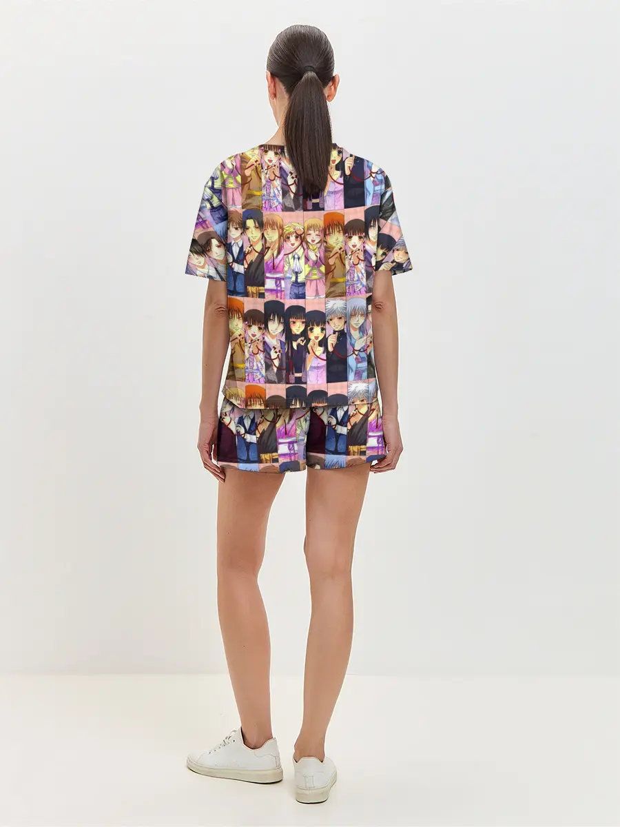 Женская пижама с шортами / FRUITS BASKET / ВСЕ ГЕРОИ
