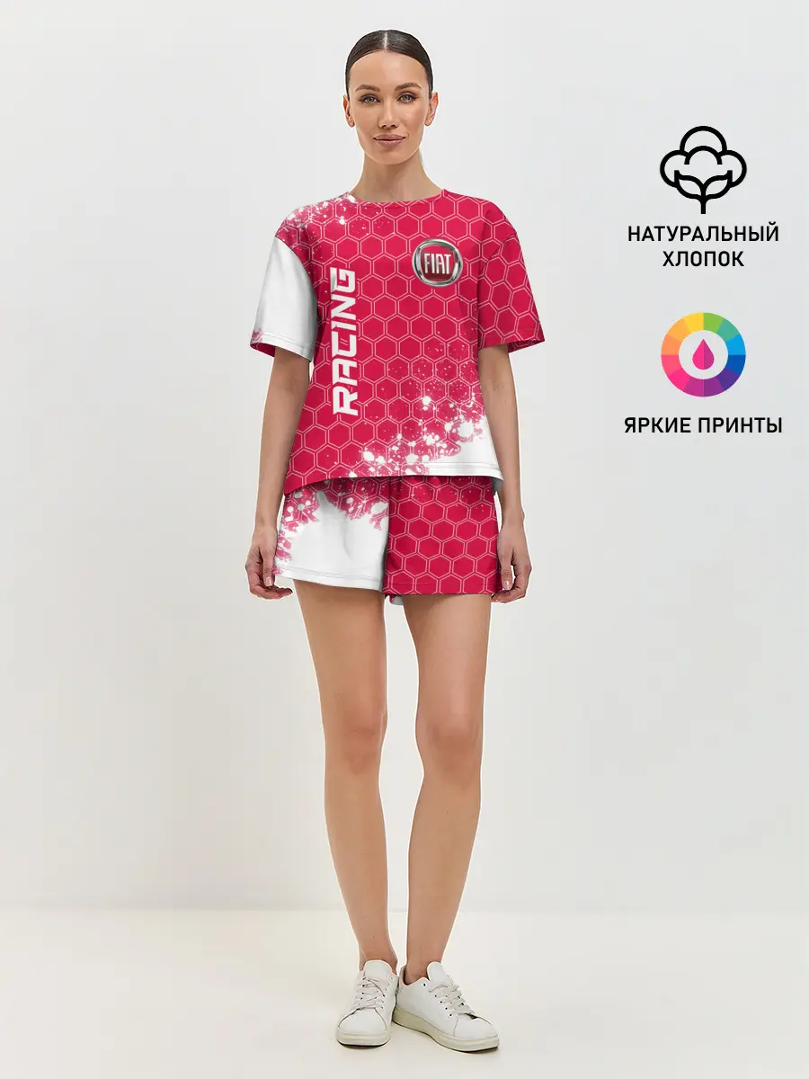 Женская пижама с шортами / Fiat - Racing