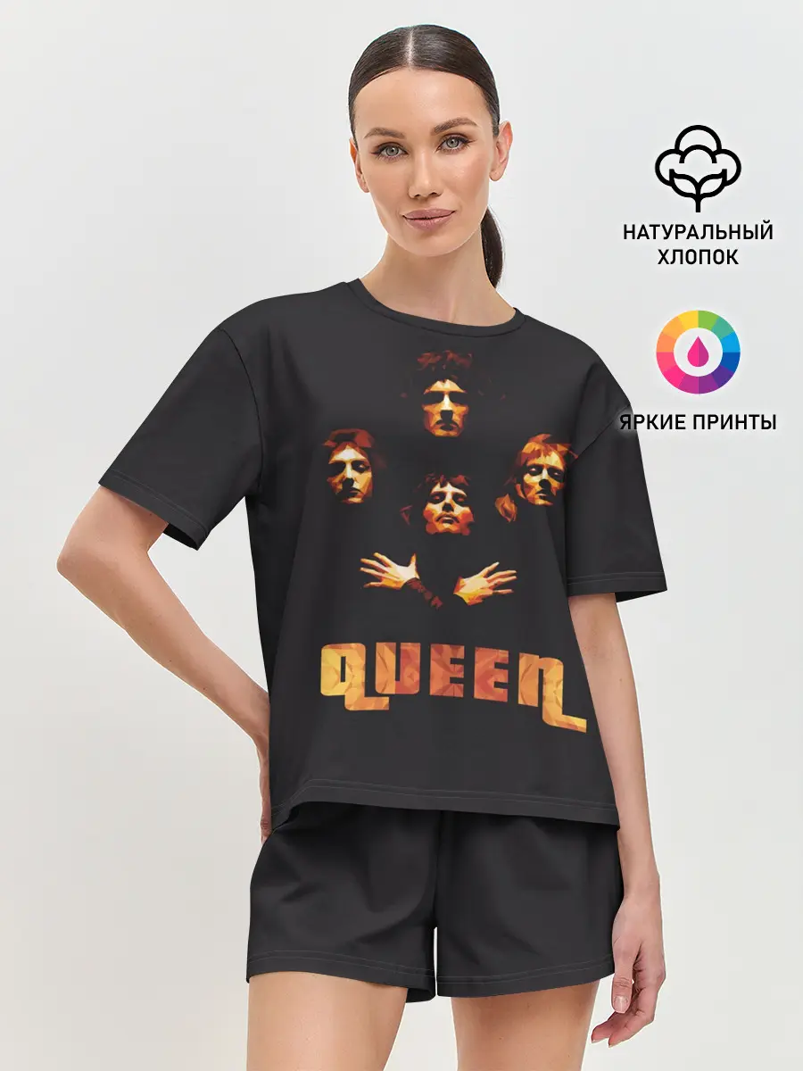 Женская пижама с шортами / Queen
