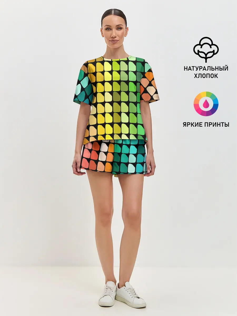 Женская пижама с шортами / Палитра