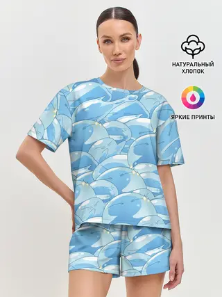Женская пижама с шортами / О МОЕМ ПЕРЕРОЖДЕНИЕ В СЛИЗЬ