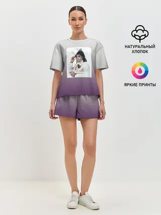 Женская пижама с шортами / Майкл Джексон навсегда