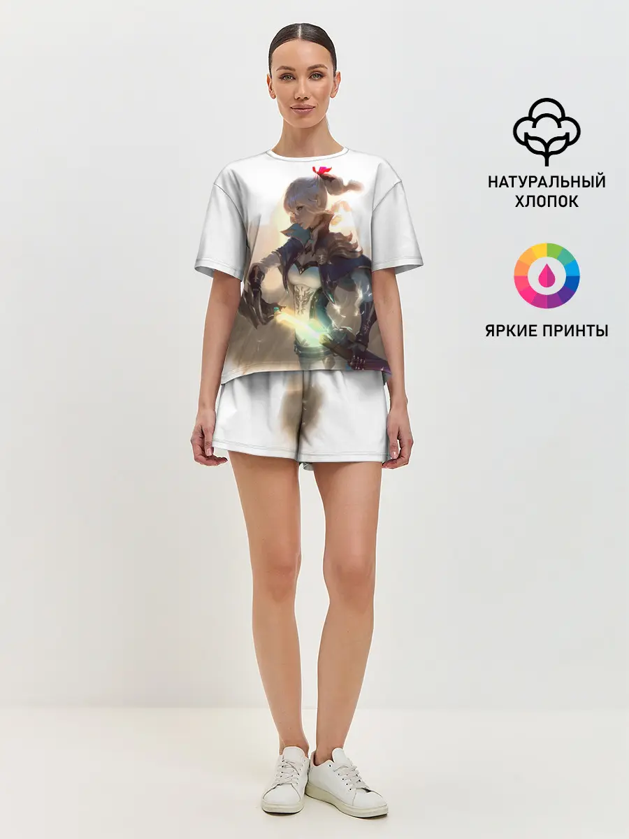 Женская пижама с шортами / GENSHIN IMPACT ДЕВУШКА