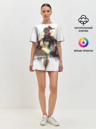 Женская пижама с шортами / GENSHIN IMPACT ДЕВУШКА