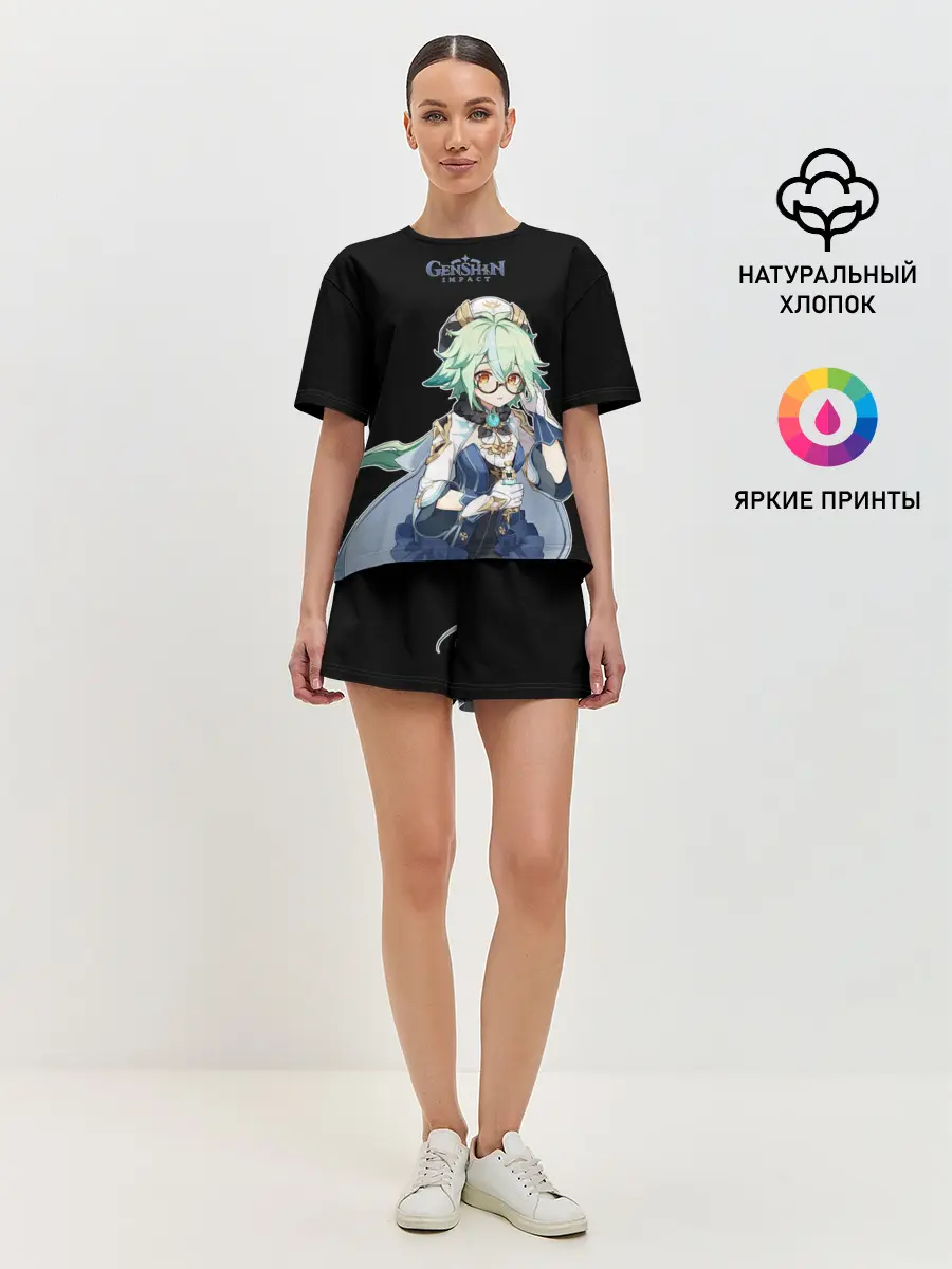 Женская пижама с шортами / ГЕНШИН | НОЕЛЛЕ