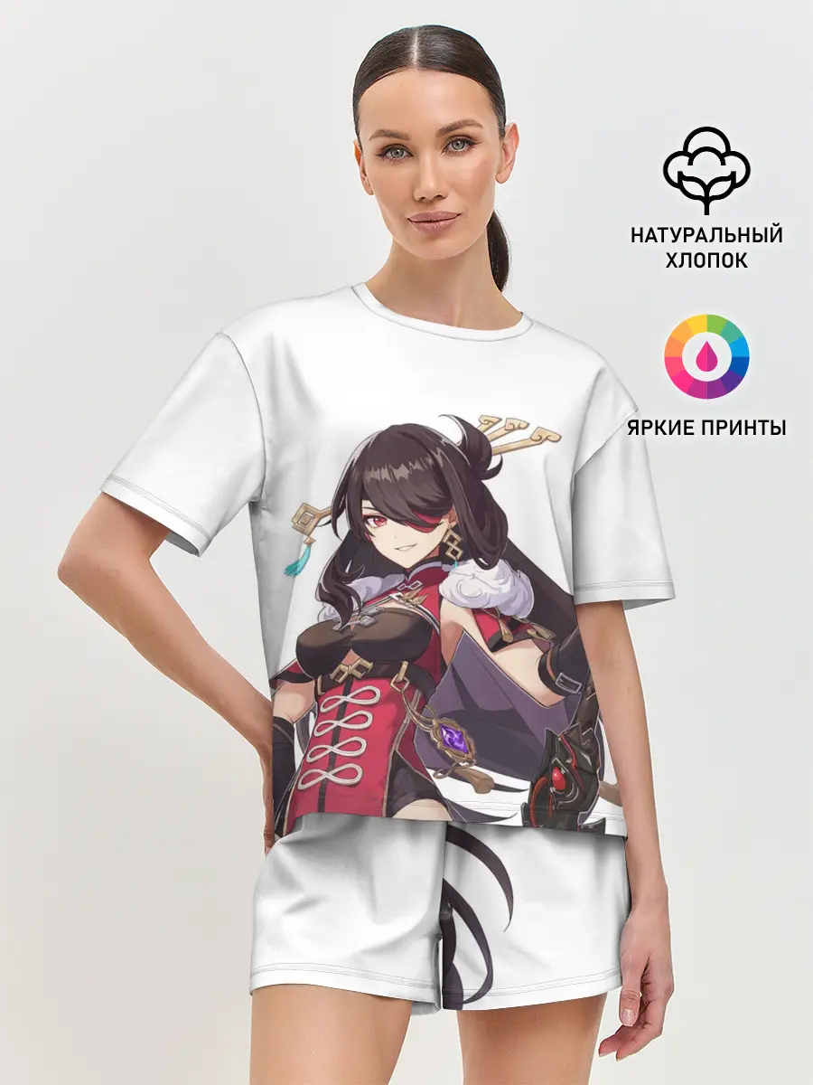 Женская пижама с шортами / БЕЙ ДОУ | ГЕНШИН