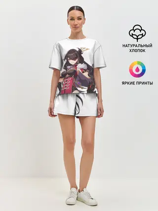 Женская пижама с шортами / БЕЙ ДОУ | ГЕНШИН