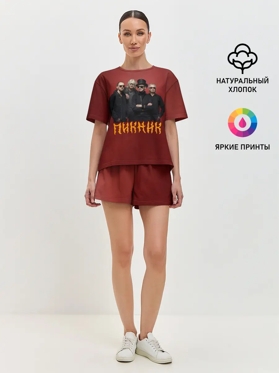 Женская пижама с шортами / Группа Пикник