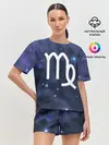 Женская пижама с шортами / Дева / Virgo, Знак зодиака