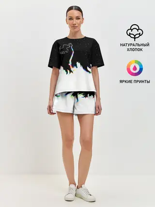 Женская пижама с шортами / Затерянный в космосе