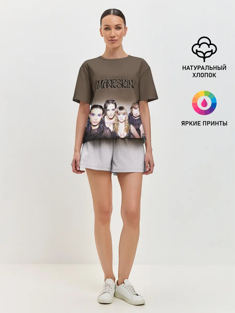 Женская пижама с шортами / Maneskin