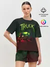Женская пижама с шортами / Truck neon