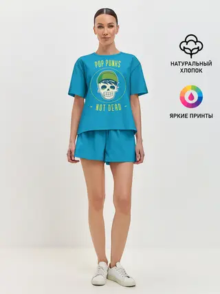 Женская пижама с шортами / Pop punk fan