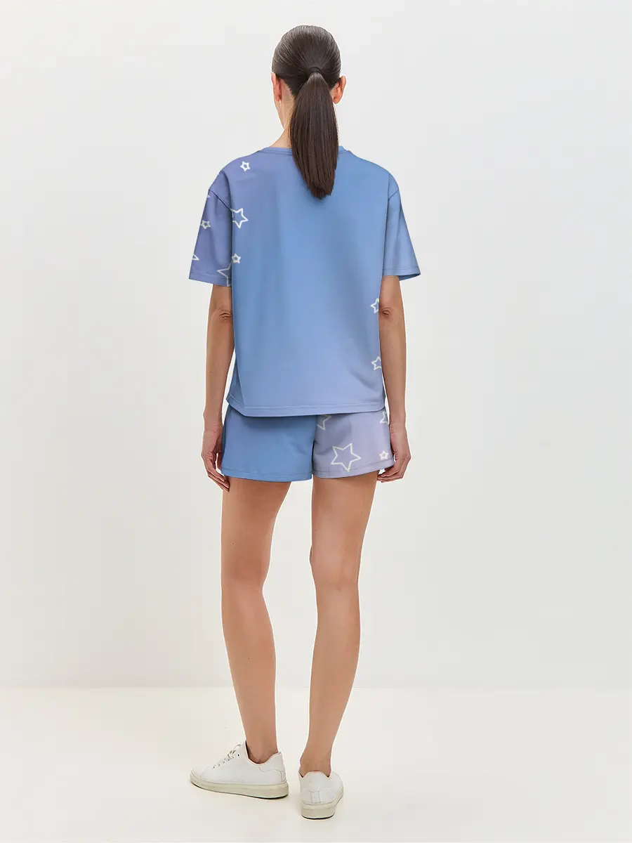 Женская пижама с шортами / Знак Близнецы