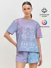 Женская пижама с шортами / Знак Рак