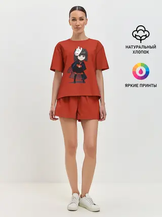 Женская пижама с шортами / Sweet Moa