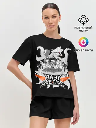 Женская пижама с шортами / Команда Метал Крошек