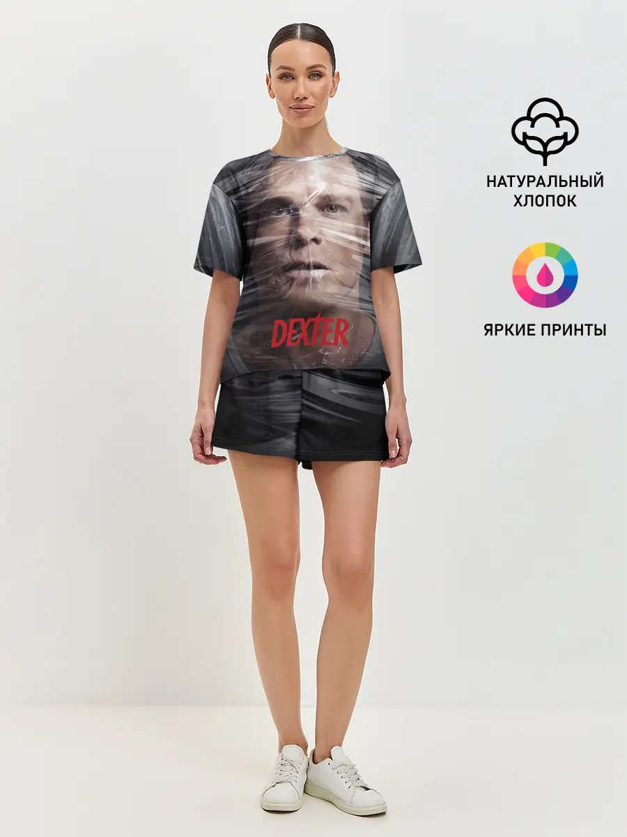 Женская пижама с шортами / Декстер Морган в пленке