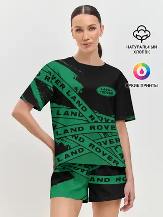 Женская пижама с шортами / Land Rover - Strokes