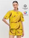 Женская пижама с шортами / Банановый рай