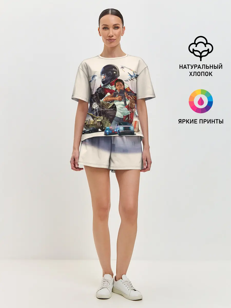 Женская пижама с шортами / Grand Theft Auto V