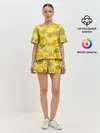 Женская пижама с шортами / Лимончик