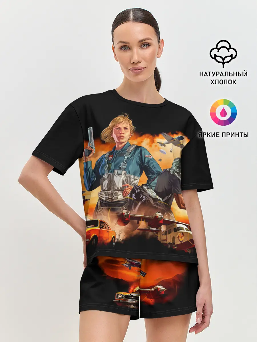 Женская пижама с шортами / GTA Online