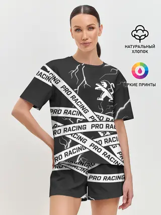 Женская пижама с шортами / Peugeot - Racing
