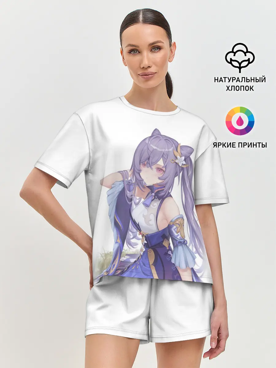 Женская пижама с шортами / КЭ ЦИН | GENSHIN IMPACT