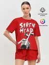 Женская пижама с шортами / Red Siren Head