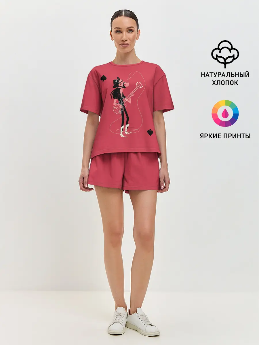 Женская пижама с шортами / Мультяшка Лемми