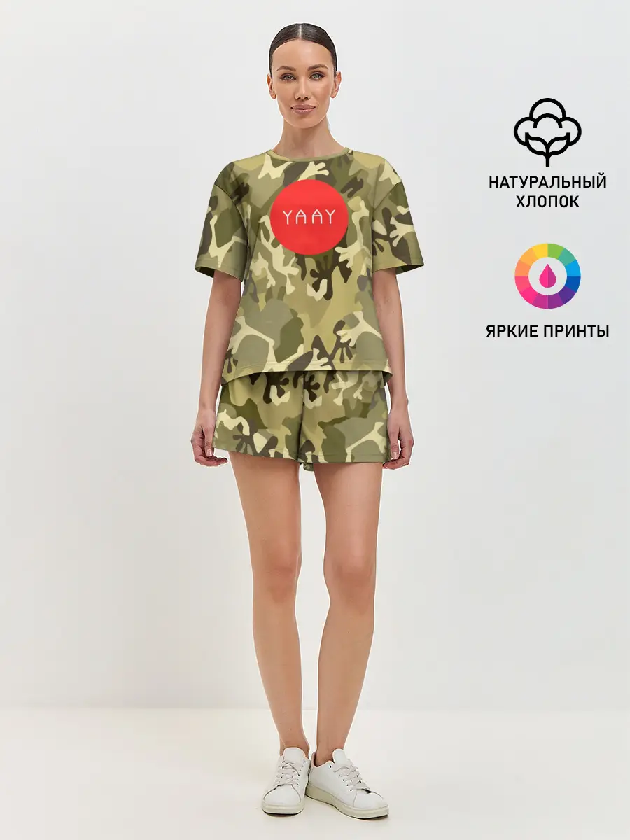 Женская пижама с шортами / YAAY